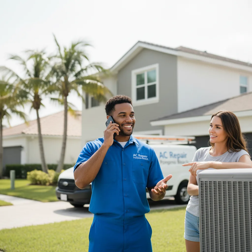 AC Repair Pompano Beach customer support in Wallisville